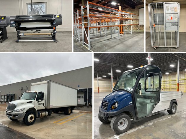 Image for Warehouse Moving Auction: Pallet Racking, Cages, Tables