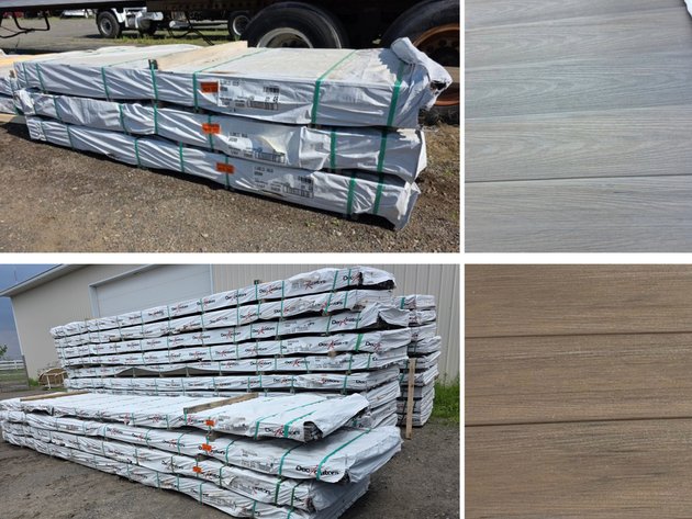 Image for 8' & 20' Deckorators Composite Deck Boards: Brown & Sandbar (141927)