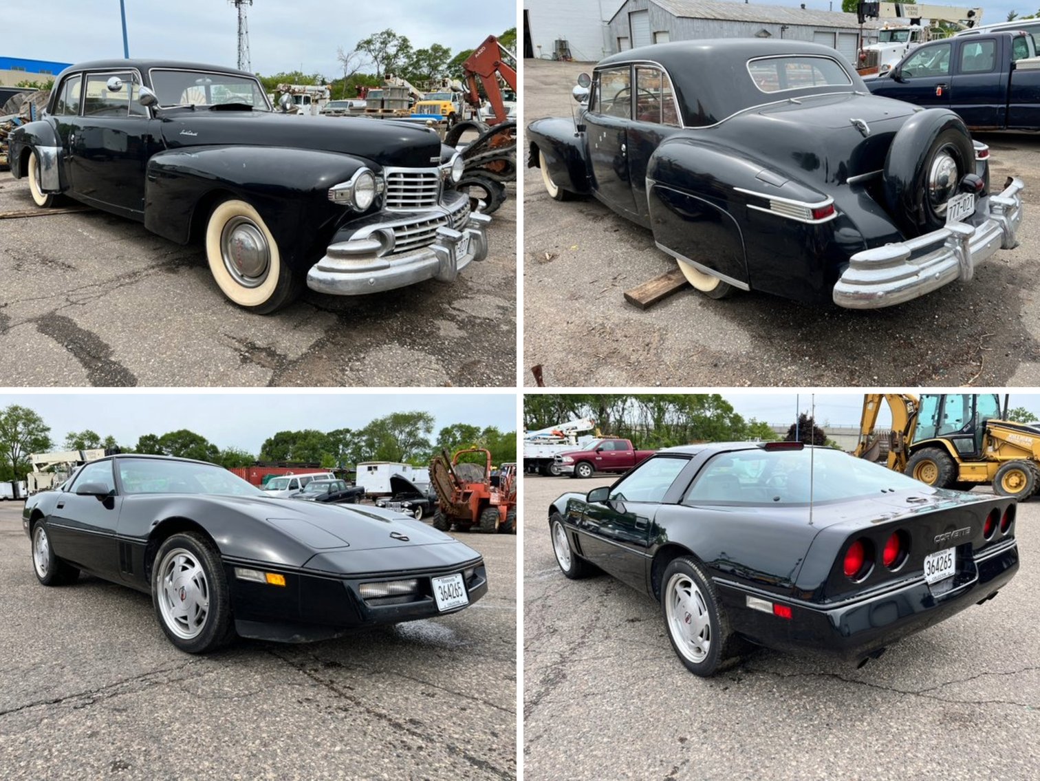 1947 Lincoln Continental & 1989 Chevrolet Corvette (142024)