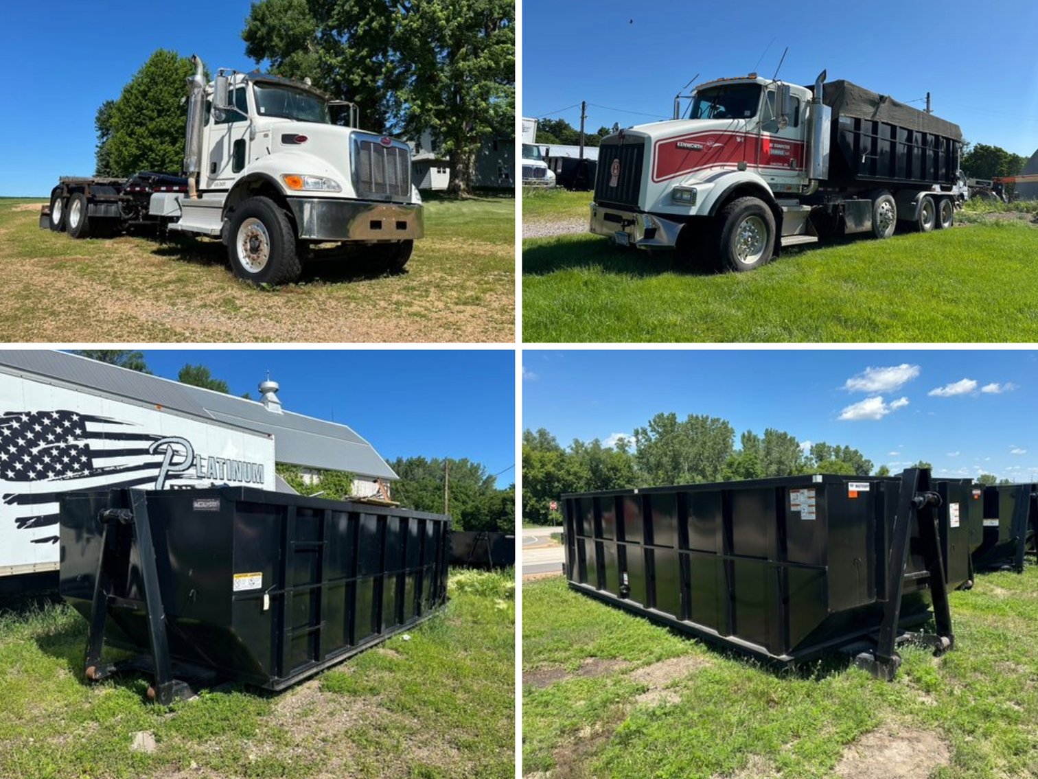 (2) Roll off Trucks & (26) Dumpsters