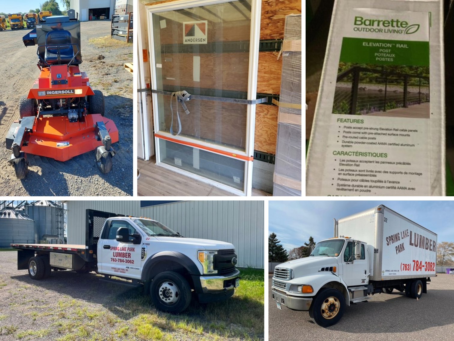 2017 Ford F-550 XL, 2004 Sterling Actera Box Truck, RDI Aluminum Deck Railing (143477)