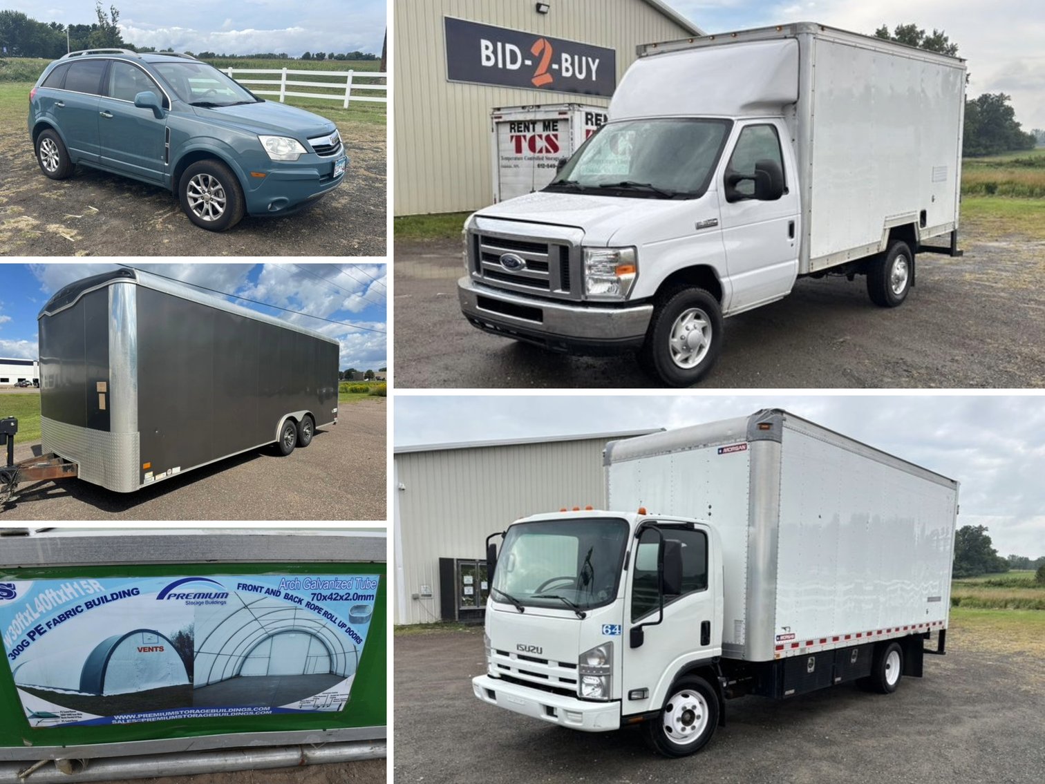 Vehicles, Box Trucks, New Storage Buildings, Tires & More! (147775)