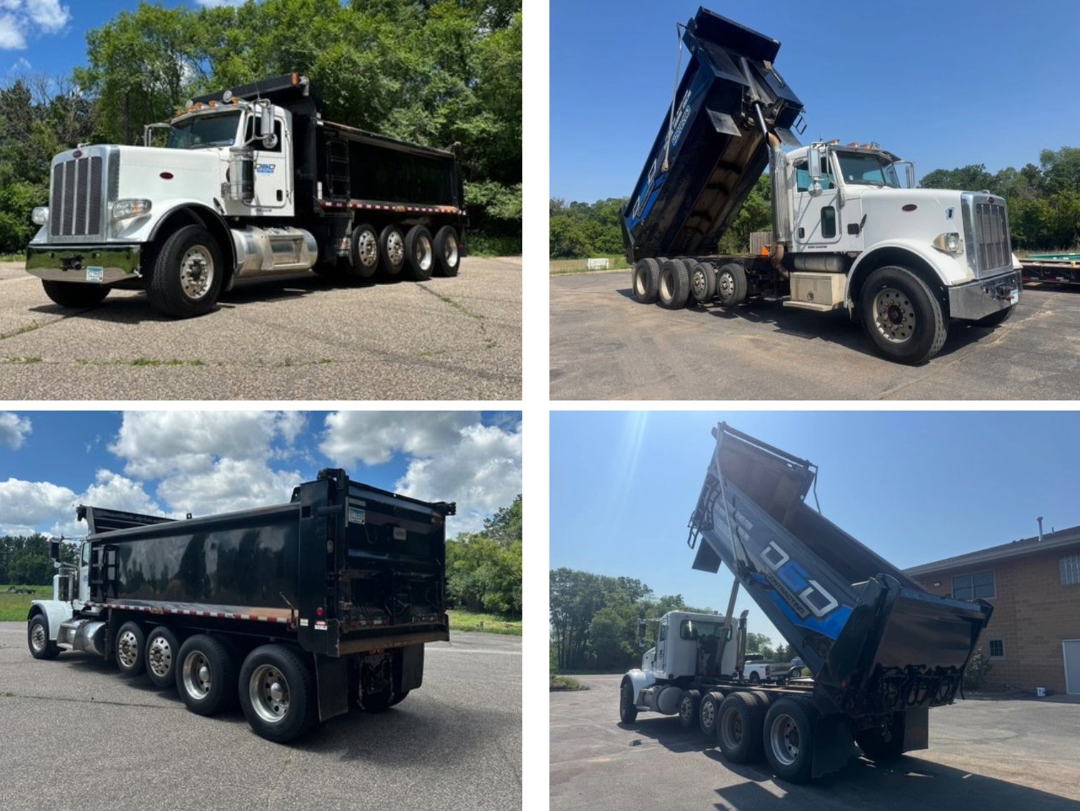 2019 Peterbilt 389 Quad Axle Dump Truck & 2010 Peterbilt 365 Dump Truck