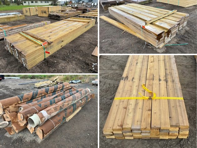 Image for Surplus Lumber: Green Treated, Posts, Beams, Columns, Water&Ice, & More (149784)