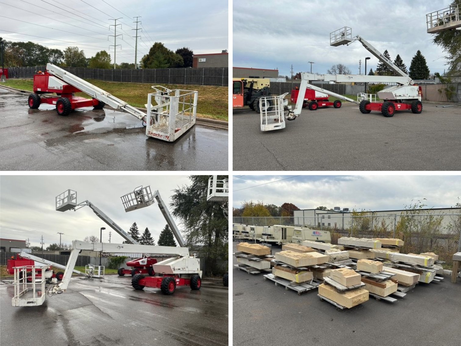 (3) Snorkel Telescopic Boom Manlifts  (151594)