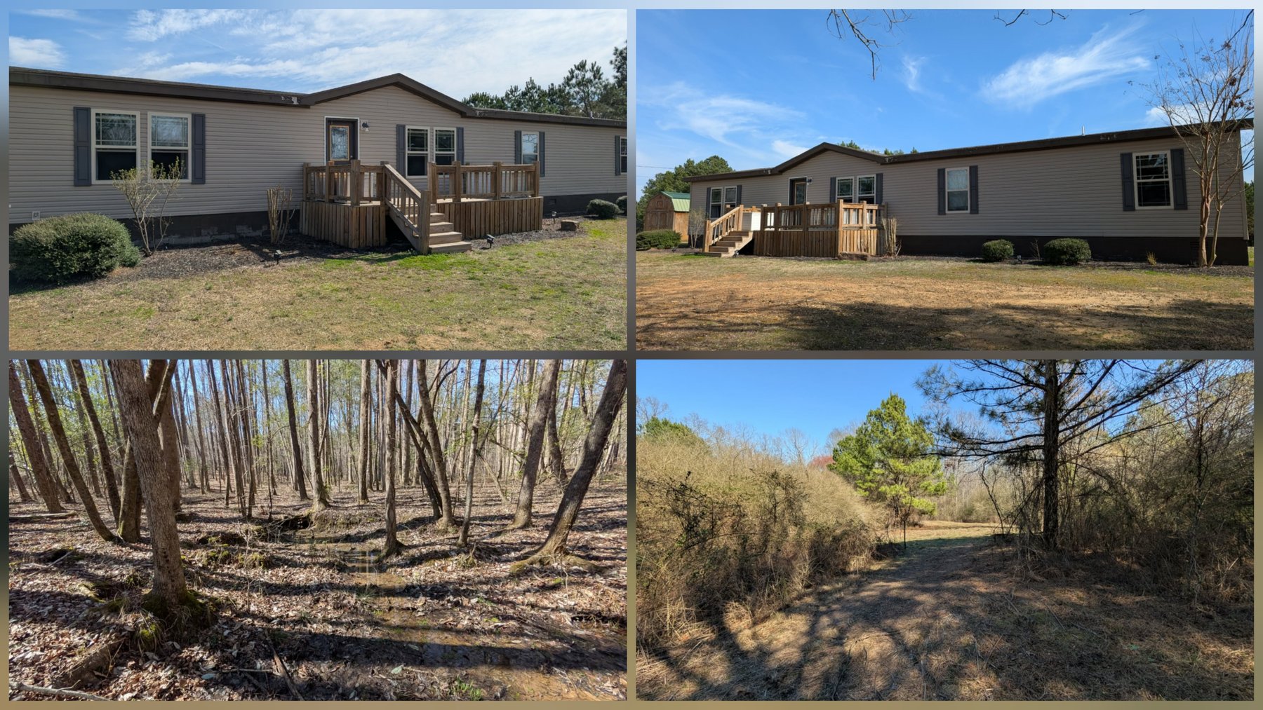 Image for ONLINE AUCTION!  2015 DOUBLEWIDE 4 BR, 2 BA HOME & 66.45 ACRES+/- IN 7 TRACTS NEAR HAMILTON, AL