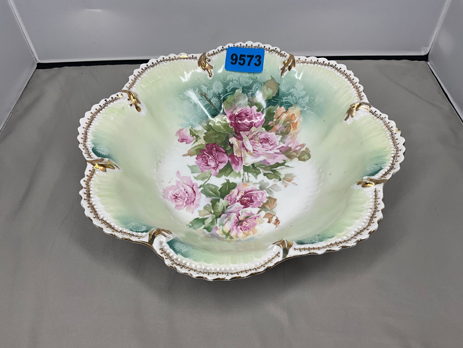 Image for RS Prussia Porcelain & Vintage Brass Bell Auction