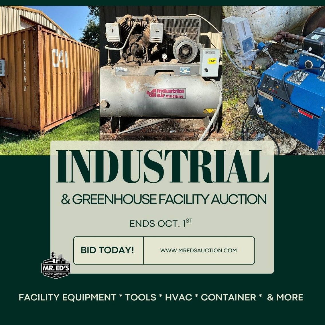 Image for Industrial & Greenhouse Facility Auction