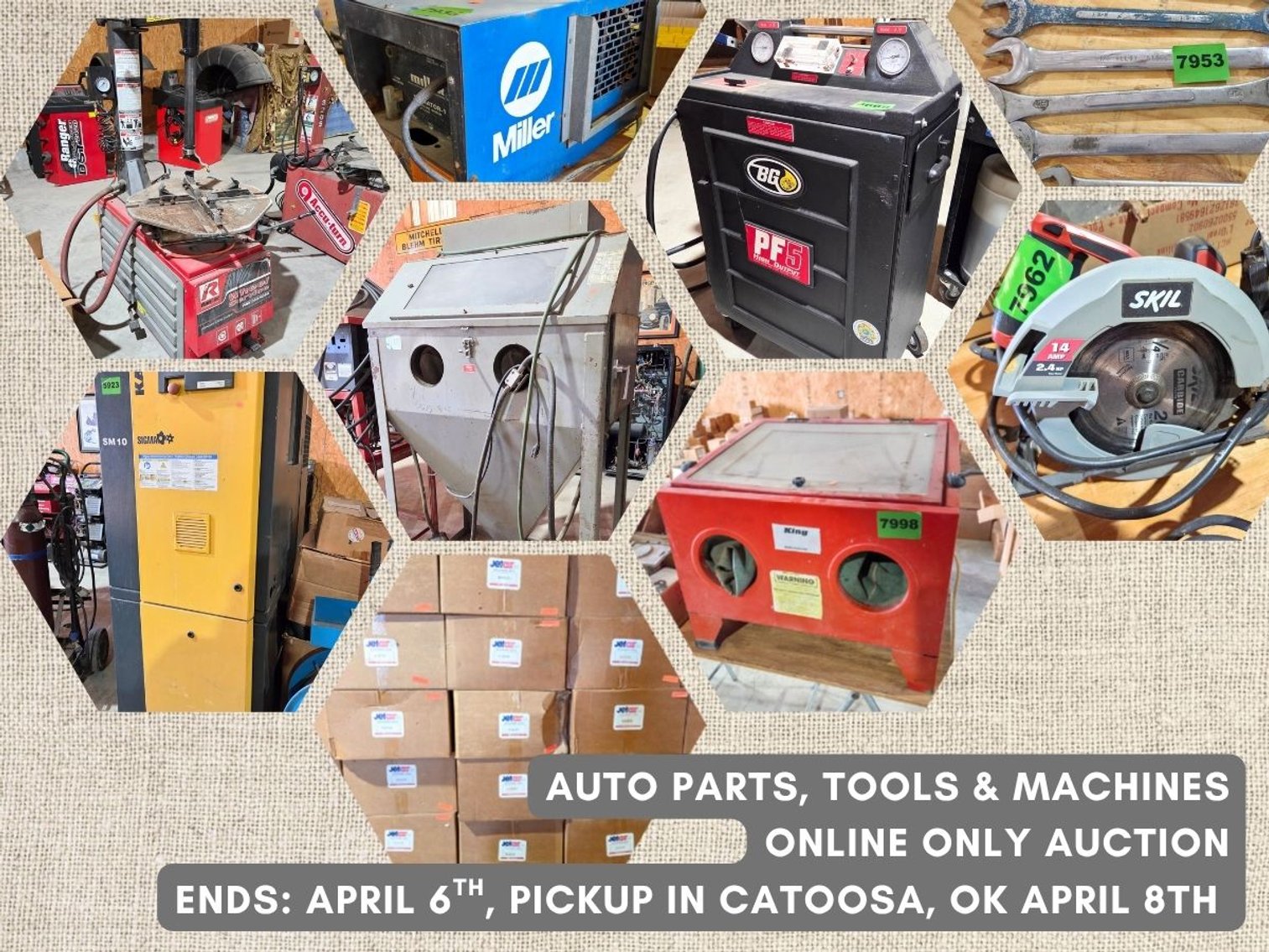 Image for Auto Parts, Tools & Machines