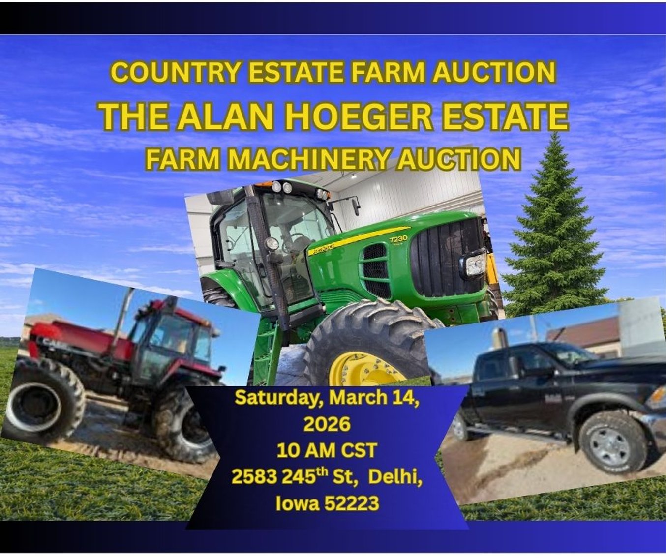 Image for Country Estate Farm Auction: The Alan Hoeger Estate Farm Machinery Auction