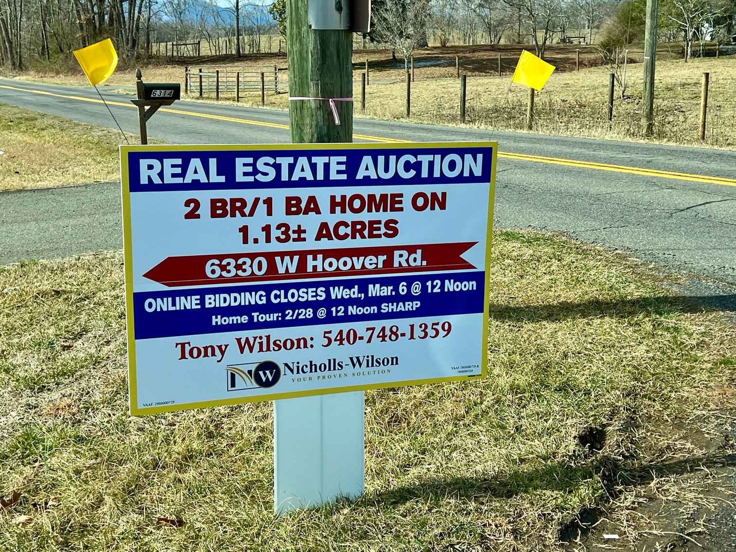 Image for 2 BR/1 BA Home w/Basement & Outbuilding on 1.13 +/- Acres in Madison County, VA--ONLINE ONLY BIDDING!!