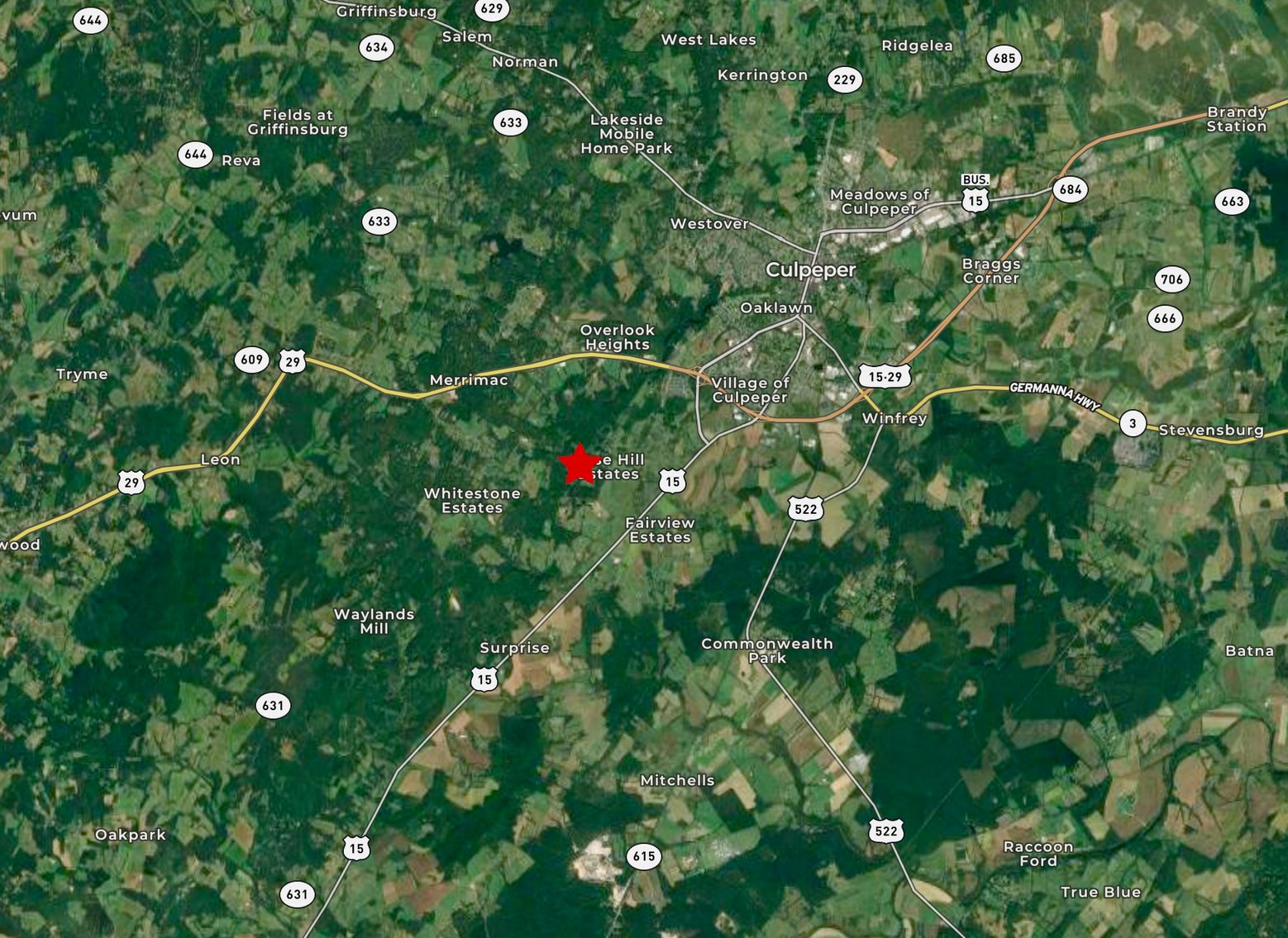 Image for 3 BR/2.5 BA Brick Home w/Walk-Out Lower Level & Detached Shop on 1.7 +/- Acres Minutes From Downtown Culpeper, VA--SELLING to the HIGHEST BIDDER!!