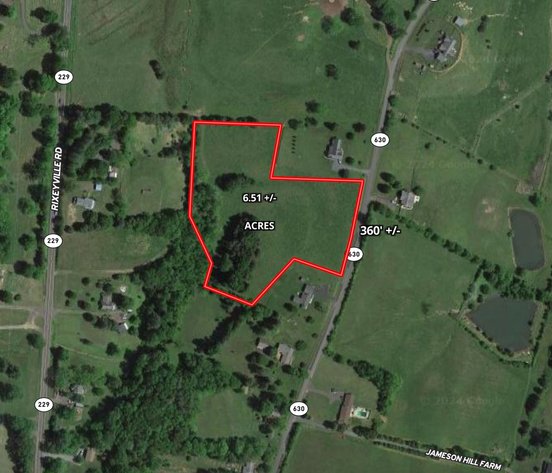 Image for 6.5 +/- Acre Parcel w/360' +/- of Road Frontage & Mountain Views in Culpeper County, VA--SELLING to the HIGHEST BIDDER!!