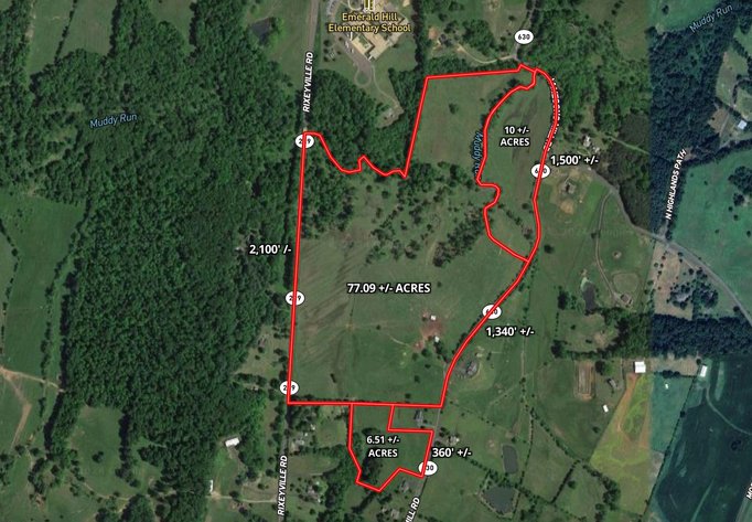 Image for 77.09 +/- Acre Parcel w/3,400' +/- of Total Road Frontage on 2 Roads, Barn/Outbuildings & Mountain Views in Culpeper County, VA--SELLING to the HIGHEST BIDDER!!