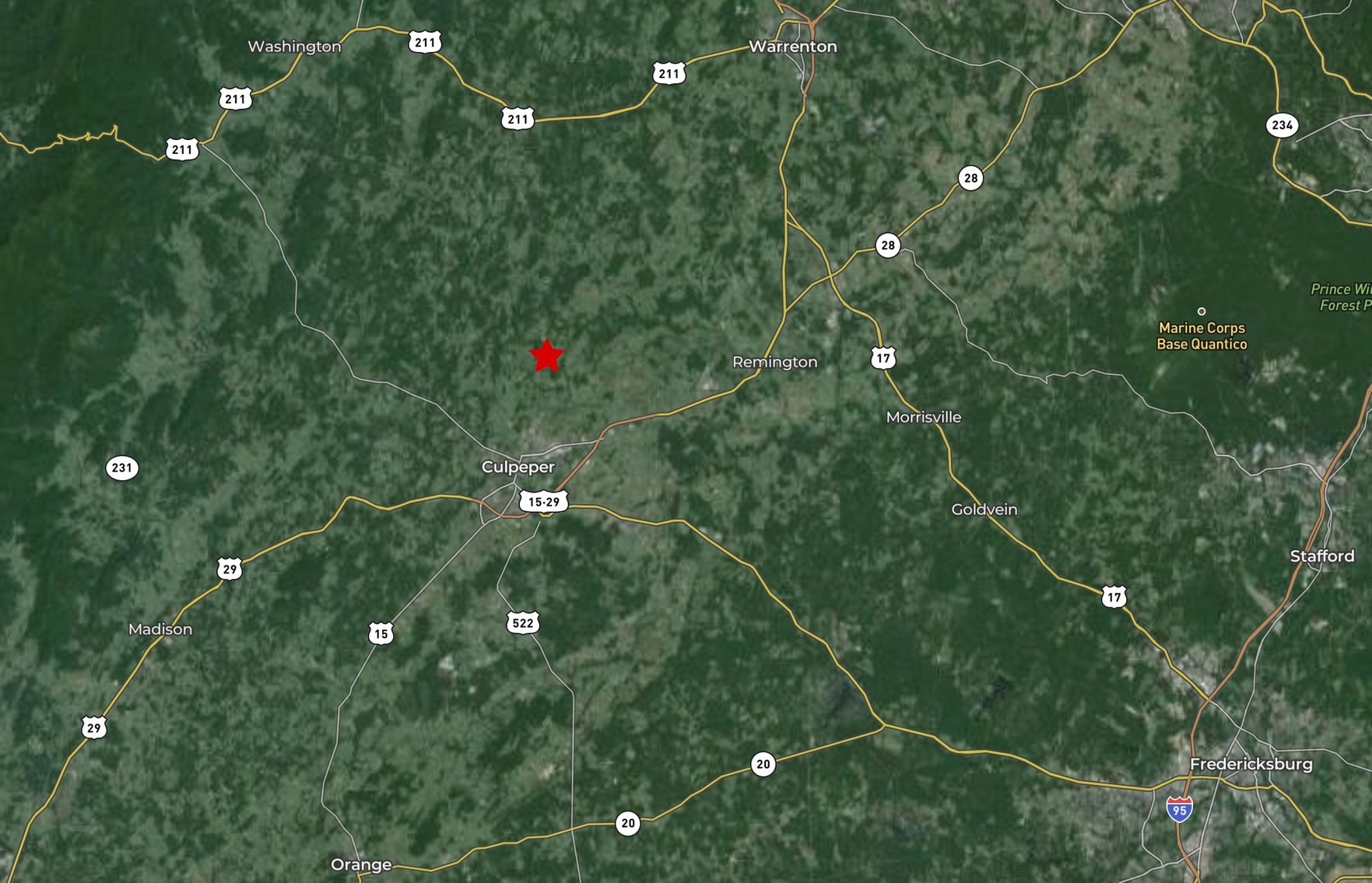 Image for 77.09 +/- Acre Parcel w/3,400' +/- of Total Road Frontage on 2 Roads, Barn/Outbuildings & Mountain Views in Culpeper County, VA--SELLING to the HIGHEST BIDDER!!