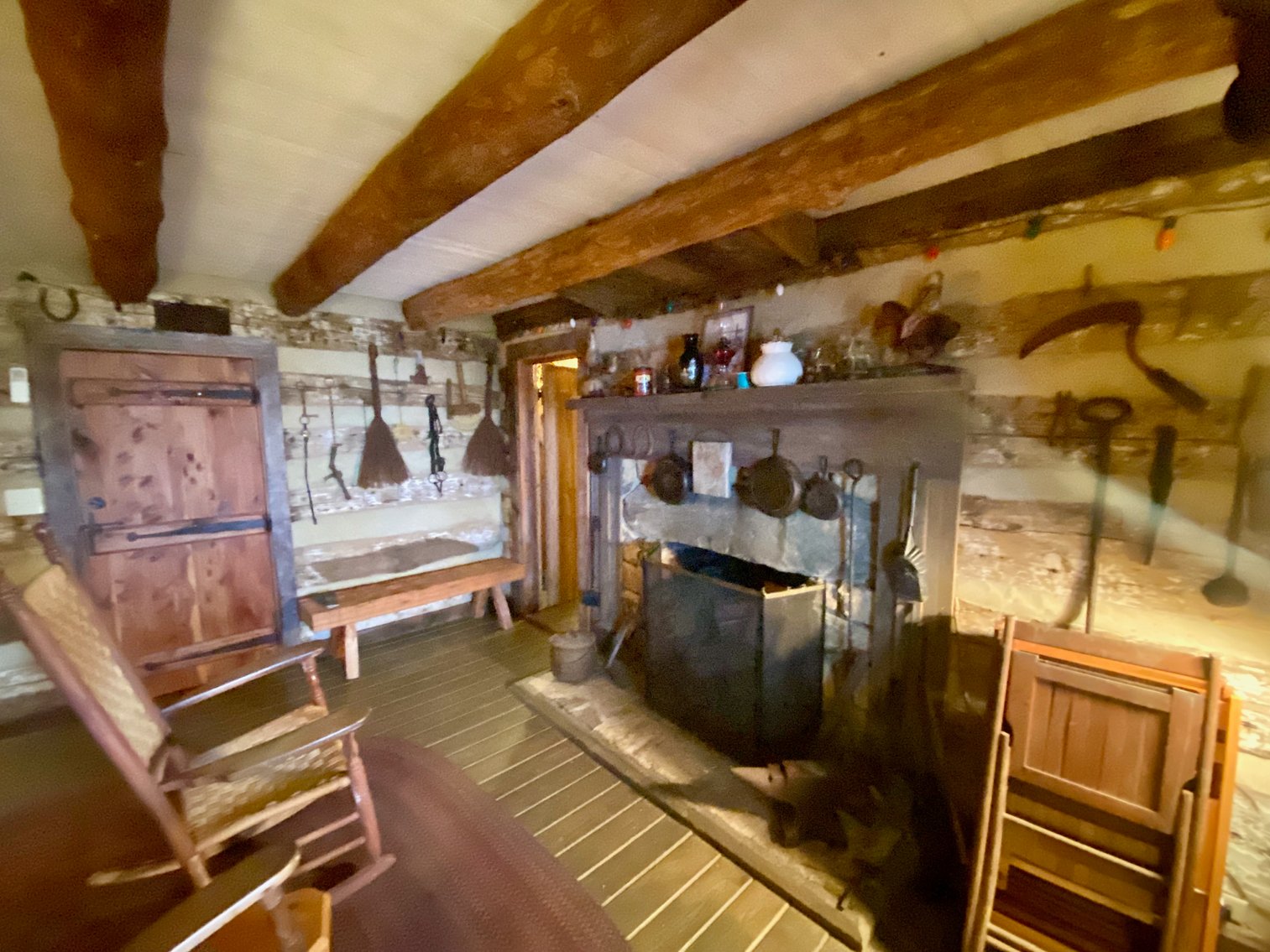 Image for 4 BR/1.5 BA Period Correct Relocated 1850's Log Cabin on 10 +/- Acres w/Amazing Mountain Views in Greene County, VA--ONLINE ONLY BIDDING!!