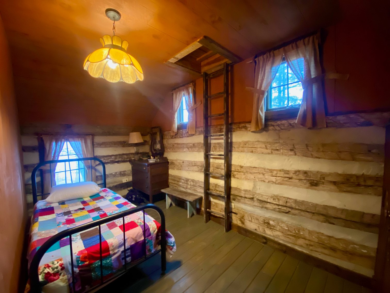 Image for 4 BR/1.5 BA Period Correct Relocated 1850's Log Cabin on 10 +/- Acres w/Amazing Mountain Views in Greene County, VA--ONLINE ONLY BIDDING!!