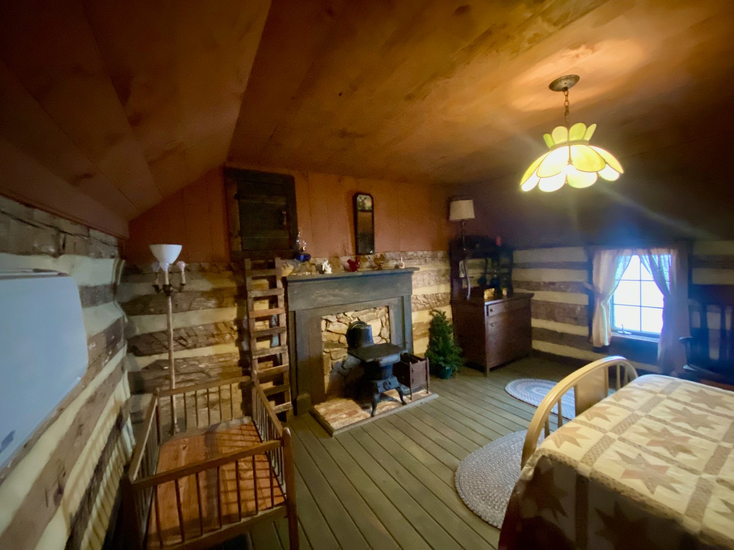 Image for 4 BR/1.5 BA Period Correct Relocated 1850's Log Cabin on 10 +/- Acres w/Amazing Mountain Views in Greene County, VA--ONLINE ONLY BIDDING!!