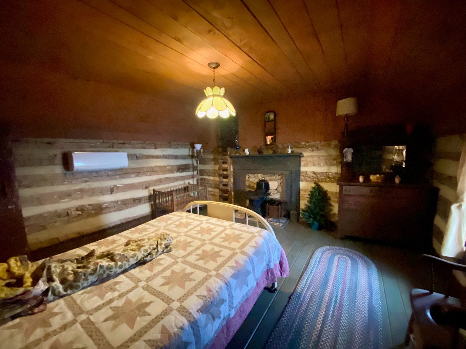 Image for 4 BR/1.5 BA Period Correct Relocated 1850's Log Cabin on 10 +/- Acres w/Amazing Mountain Views in Greene County, VA--ONLINE ONLY BIDDING!!