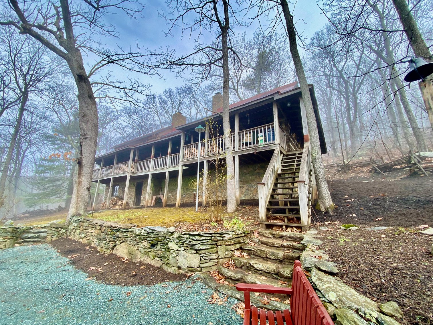 Image for 4 BR/1.5 BA Period Correct Relocated 1850's Log Cabin on 10 +/- Acres w/Amazing Mountain Views in Greene County, VA--ONLINE ONLY BIDDING!!