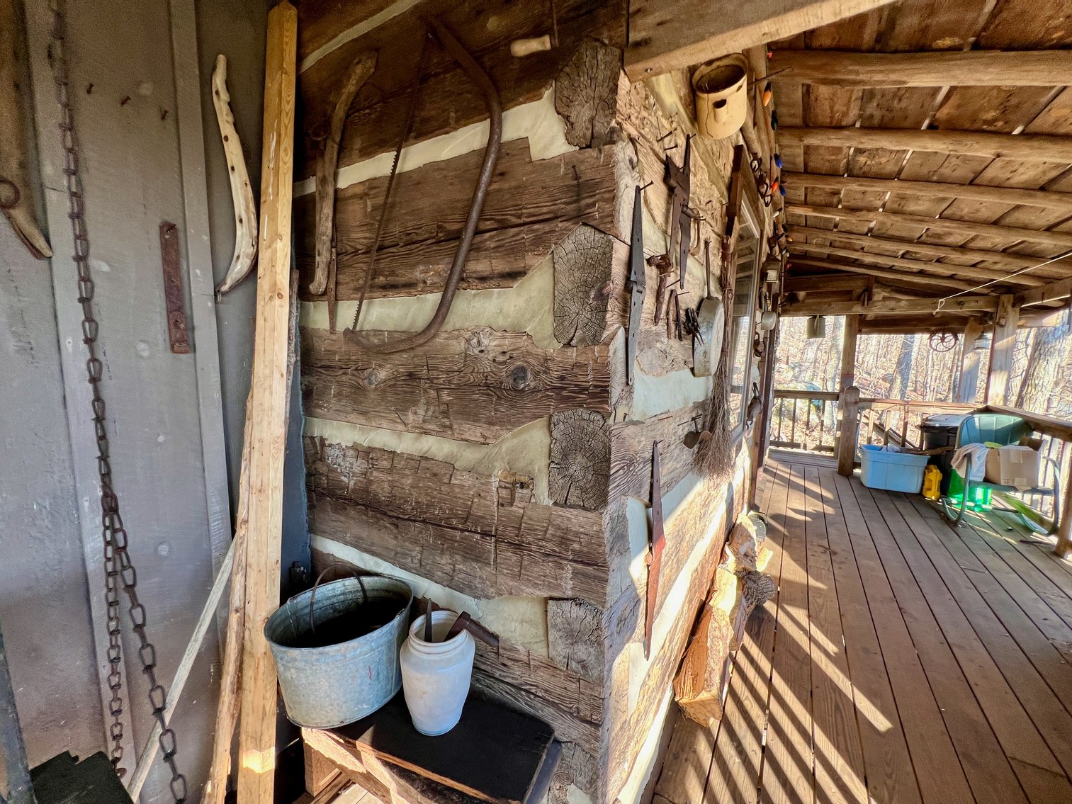 Image for 4 BR/1.5 BA Period Correct Relocated 1850's Log Cabin on 10 +/- Acres w/Amazing Mountain Views in Greene County, VA--ONLINE ONLY BIDDING!!