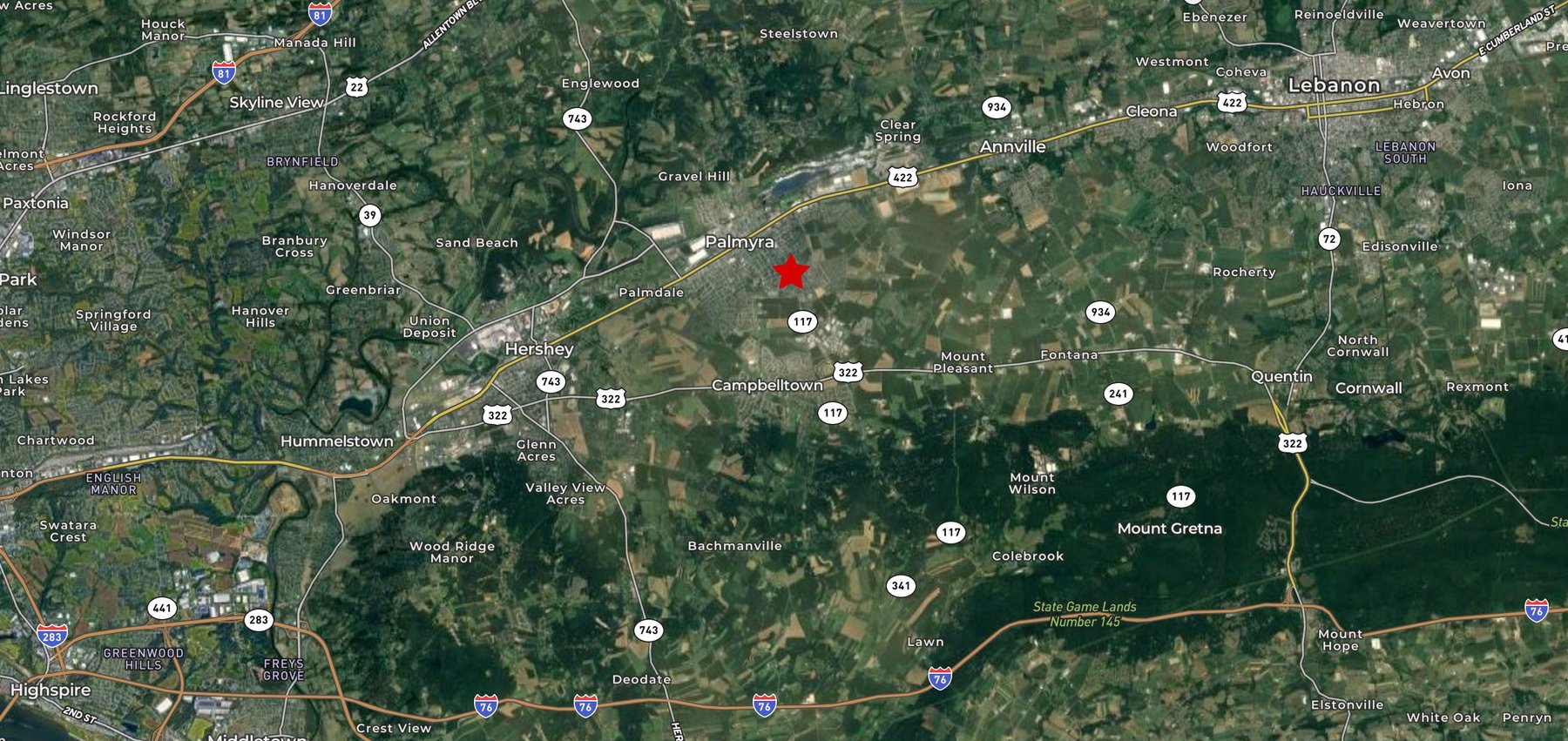 Image for 4 BR/2.5 BA Brick Ranch Style Home w/Basement on Large In-Town Lot in Palmyra, PA