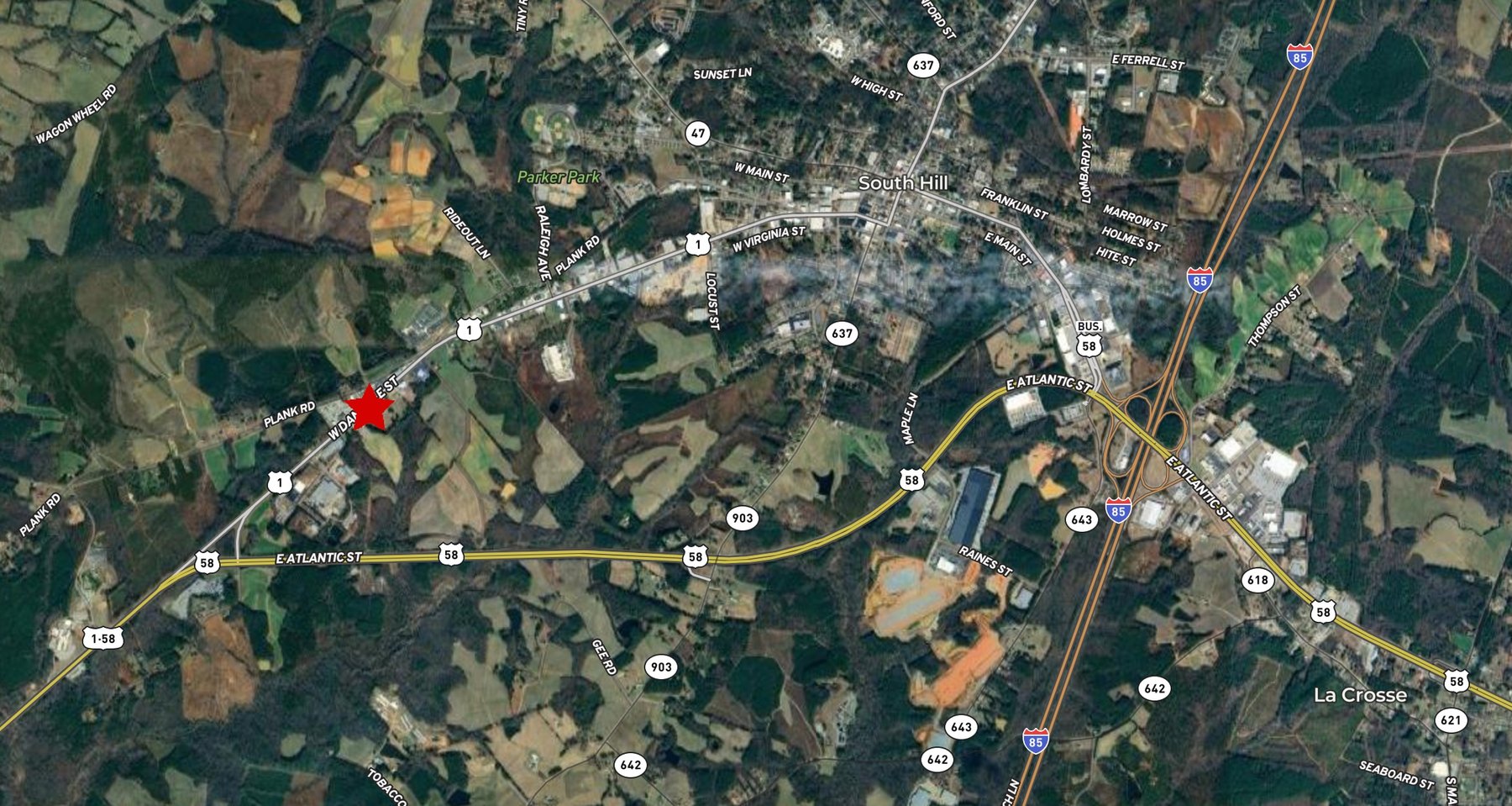 Image for Well Maintained Fully Leased Commercial Multi-Tenant Office Building in South Hill, VA--ONLINE ONLY BIDDING!!