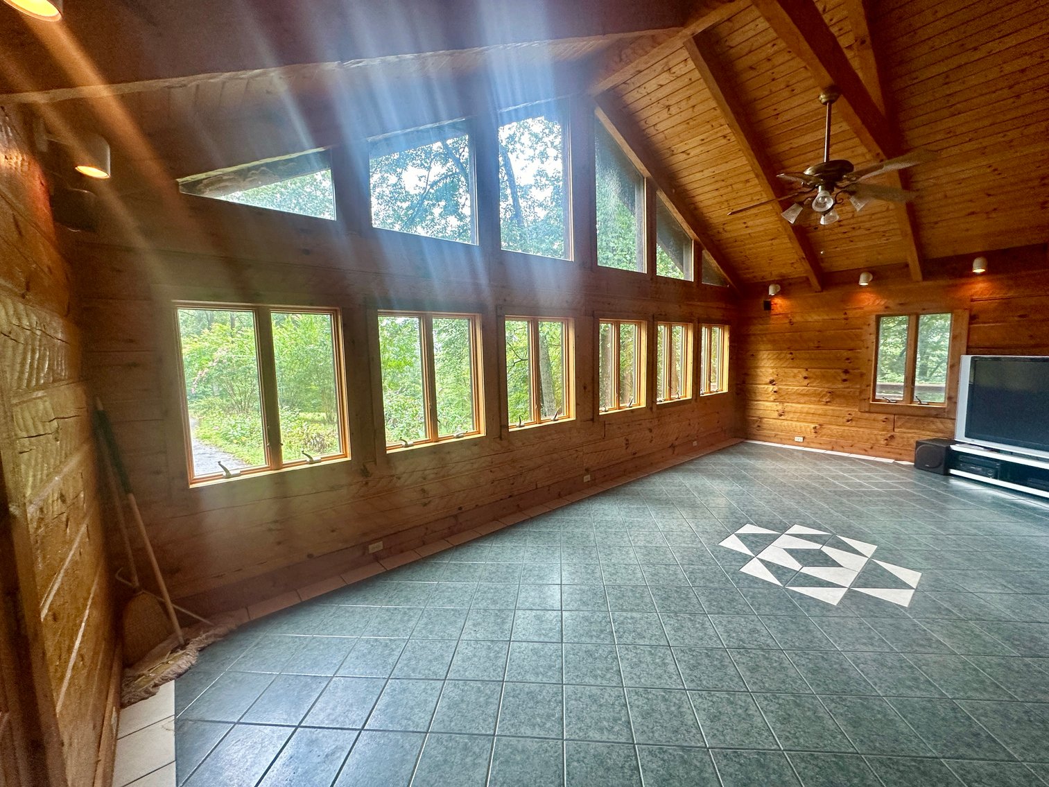 Image for 4 BR/2 BA Log Home on 7.9 +/- Acres w/400' +/- of Rapidan River Frontage & 2 Shops/Garages--Madison County, VA