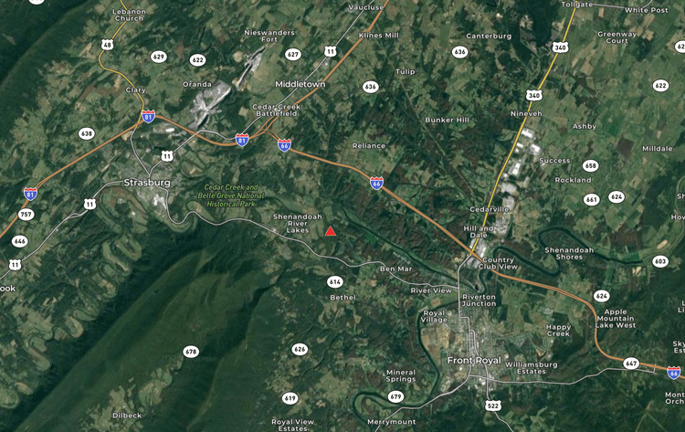 Image for 6.48 +/- Acre Land Parcel w/430' +/- of Passage Creek Frontage in Warren County, VA--ONLINE ONLY BIDDING!!