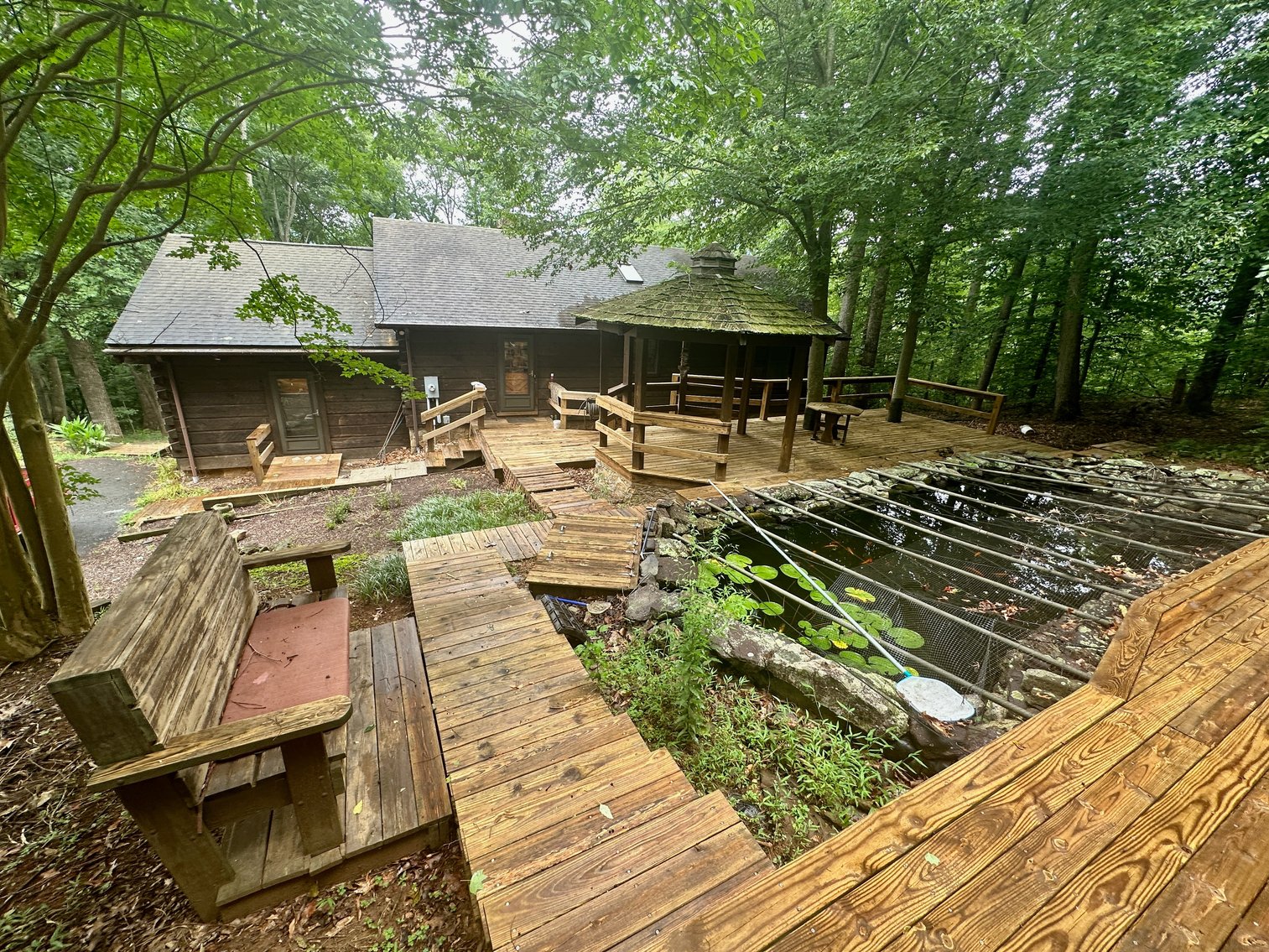 Image for 4 BR/2 BA Log Home on 7.9 +/- Acres w/400' +/- of Rapidan River Frontage & 2 Shops/Garages--Madison County, VA