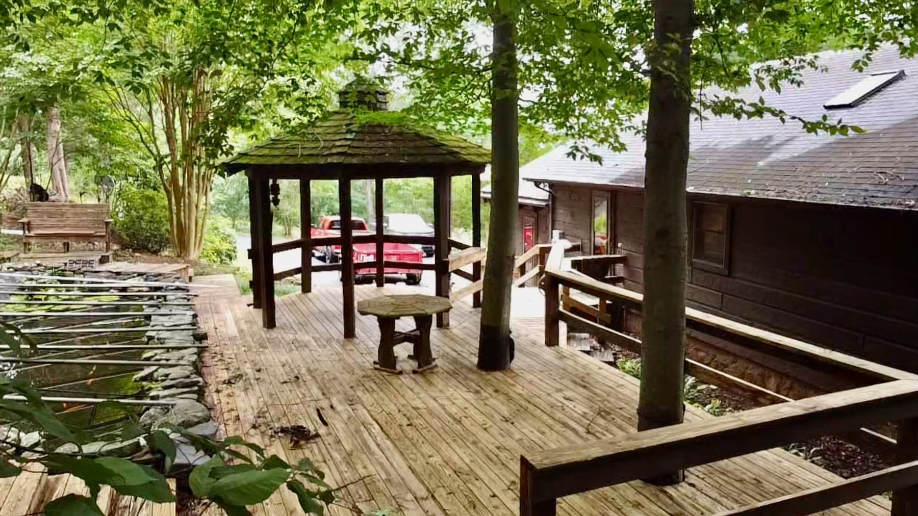 Image for 4 BR/2 BA Log Home on 7.9 +/- Acres w/400' +/- of Rapidan River Frontage & 2 Shops/Garages--Madison County, VA