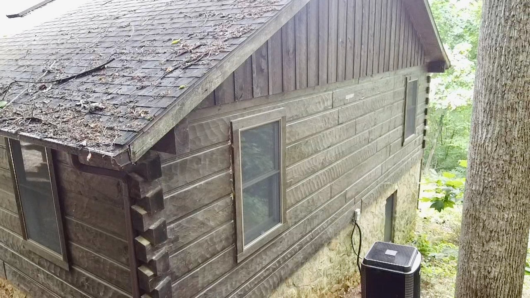 Image for 4 BR/2 BA Log Home on 7.9 +/- Acres w/400' +/- of Rapidan River Frontage & 2 Shops/Garages--Madison County, VA