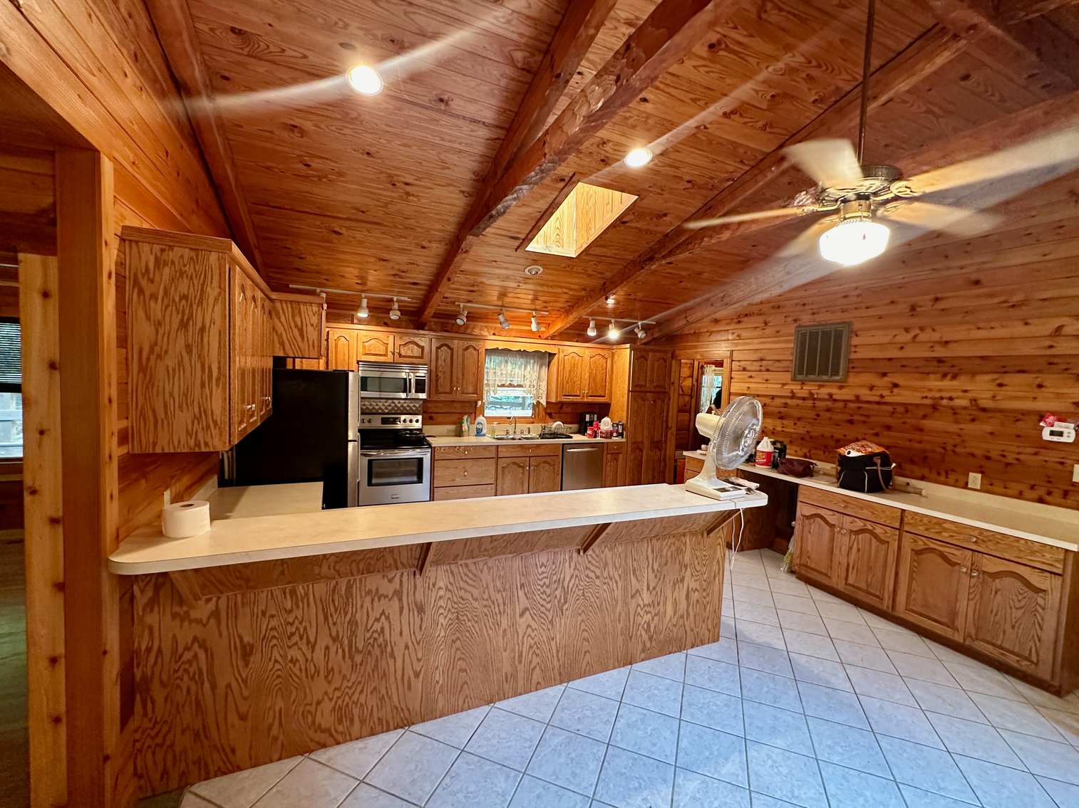 Image for 4 BR/2 BA Log Home on 7.9 +/- Acres w/400' +/- of Rapidan River Frontage & 2 Shops/Garages--Madison County, VA