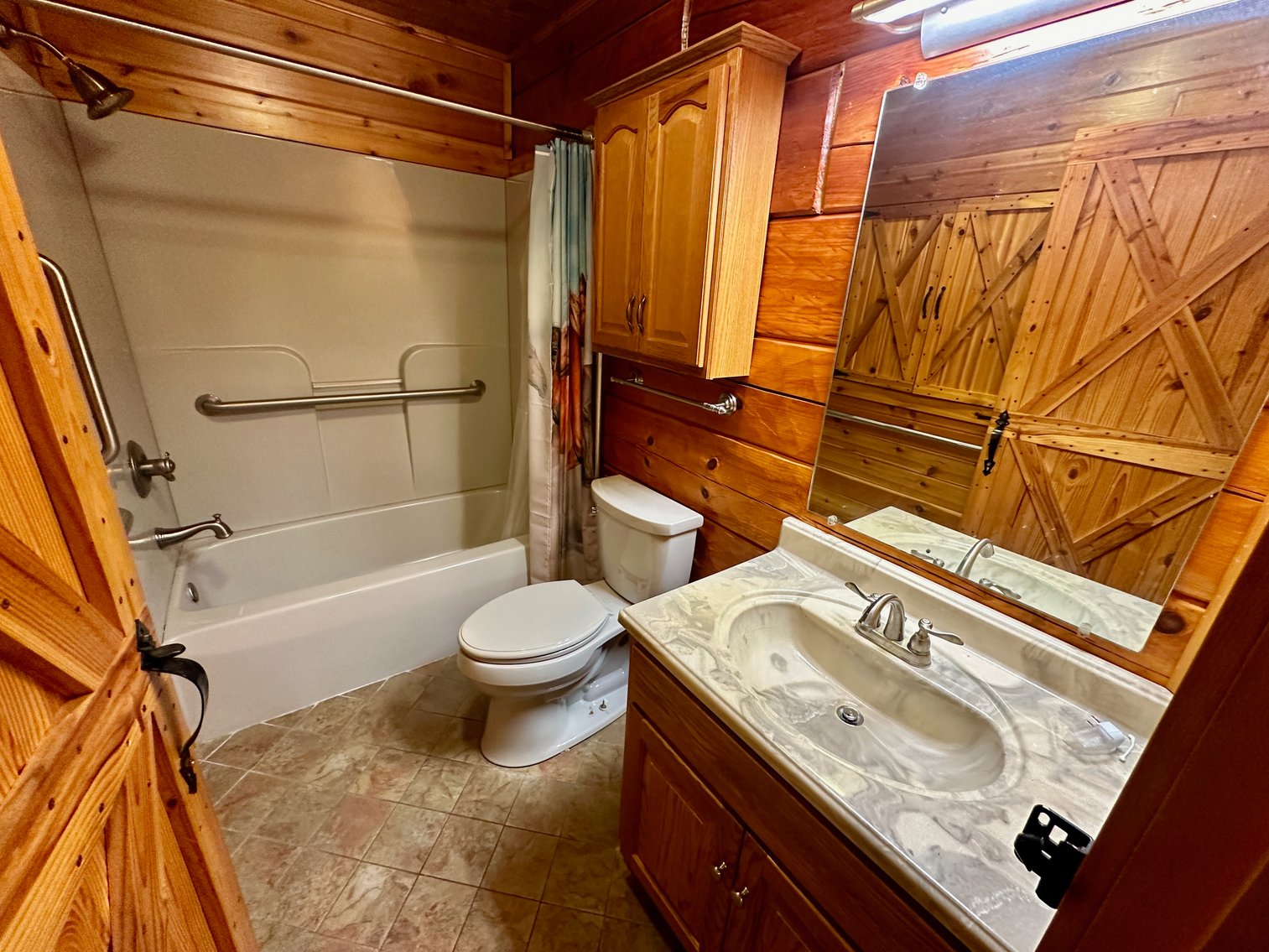 Image for 4 BR/2 BA Log Home on 7.9 +/- Acres w/400' +/- of Rapidan River Frontage & 2 Shops/Garages--Madison County, VA