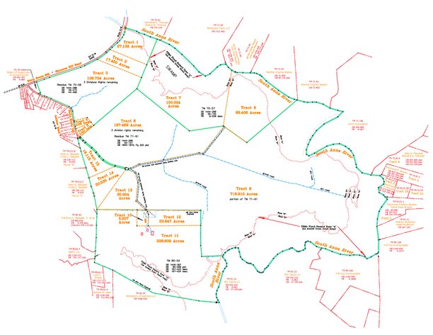 Image for 1,600 +/- Acres w/5 +/- Miles of South Anna River Frontage, 6 miles from I-64 & 30 Miles From Charlottesville & Short Pump, VA--Louisa County, VA