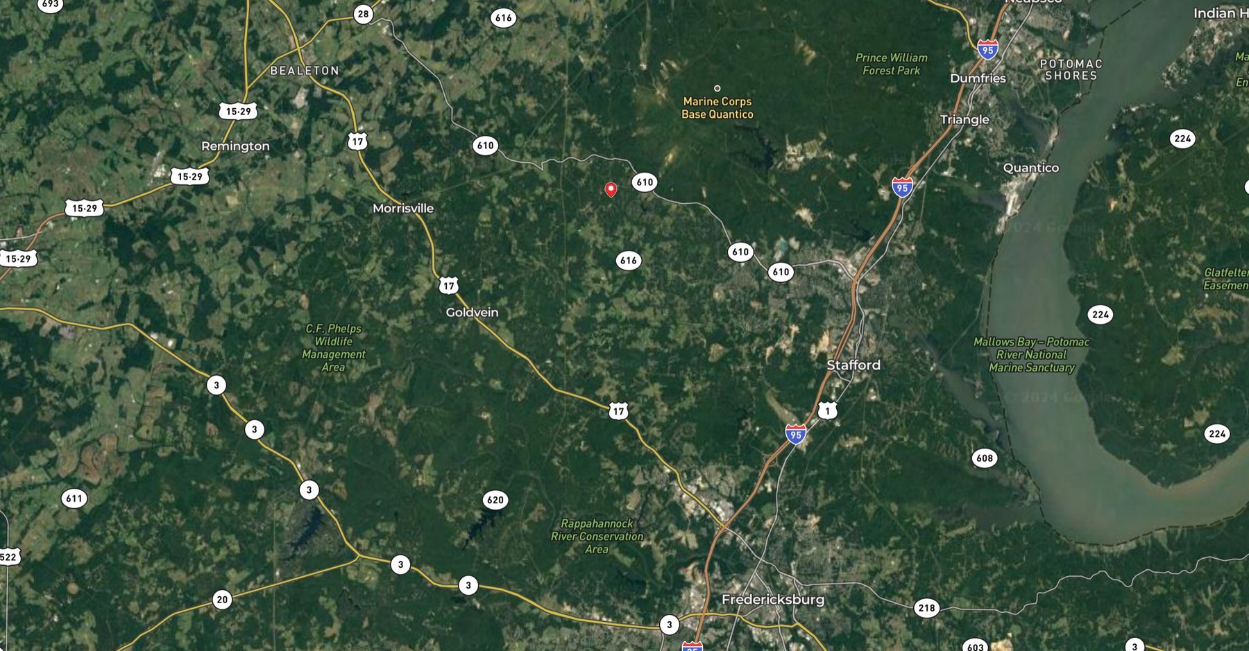 Image for 18.7 +/- Acres of Wooded Land w/530' +/- of Road Frontage in North Stafford County, VA--ONLINE ONLY BIDDING!!