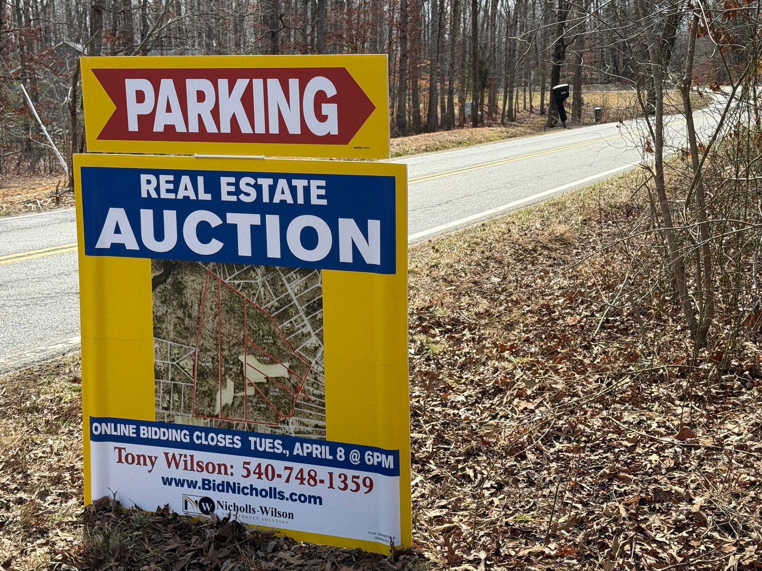 Image for 18 +/- Acre Estate Building Lot in Spotsylvania County, VA-- SELLING to the HIGHEST BIDDER via ONLINE ONLY BIDDING!!