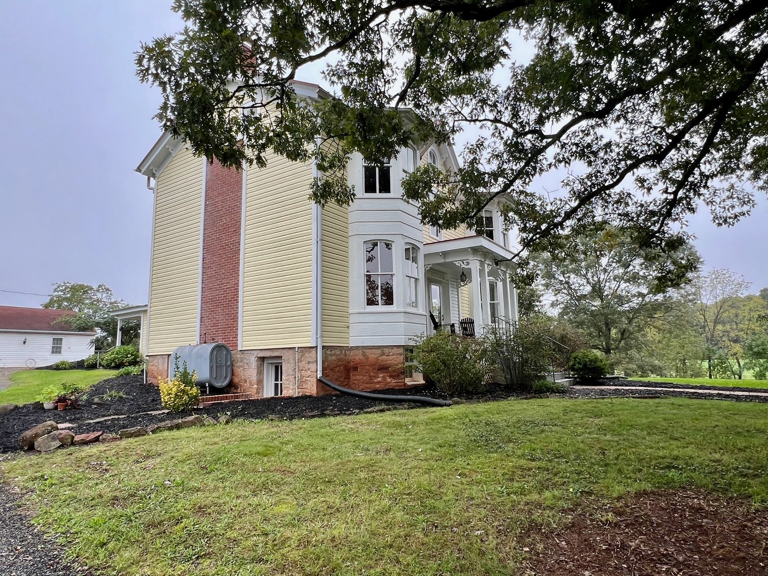 Image for 4 BR/4 BA Victorian/Queen Anne Style Farm House:  Detached Garages/Shops w/Apartment, Pond & Pool on 10.5 +/- Acres in Fauquier County, VA