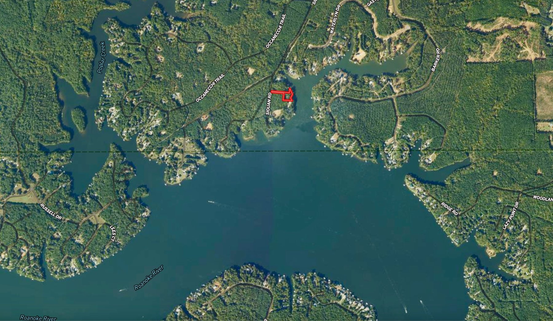 Image for 3 BR/2 BA Lake Gaston Waterfront Home w/Boat House on 1.17 +/- Acre Deep Water Lot--ONLINE ONLY BIDDING!!