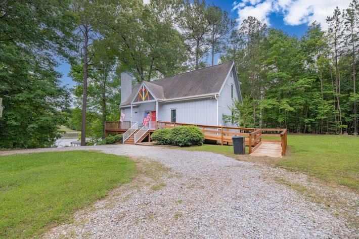 Image for 3 BR/2 BA Lake Gaston Waterfront Home w/Boat House on 1.17 +/- Acre Deep Water Lot--ONLINE ONLY BIDDING!!
