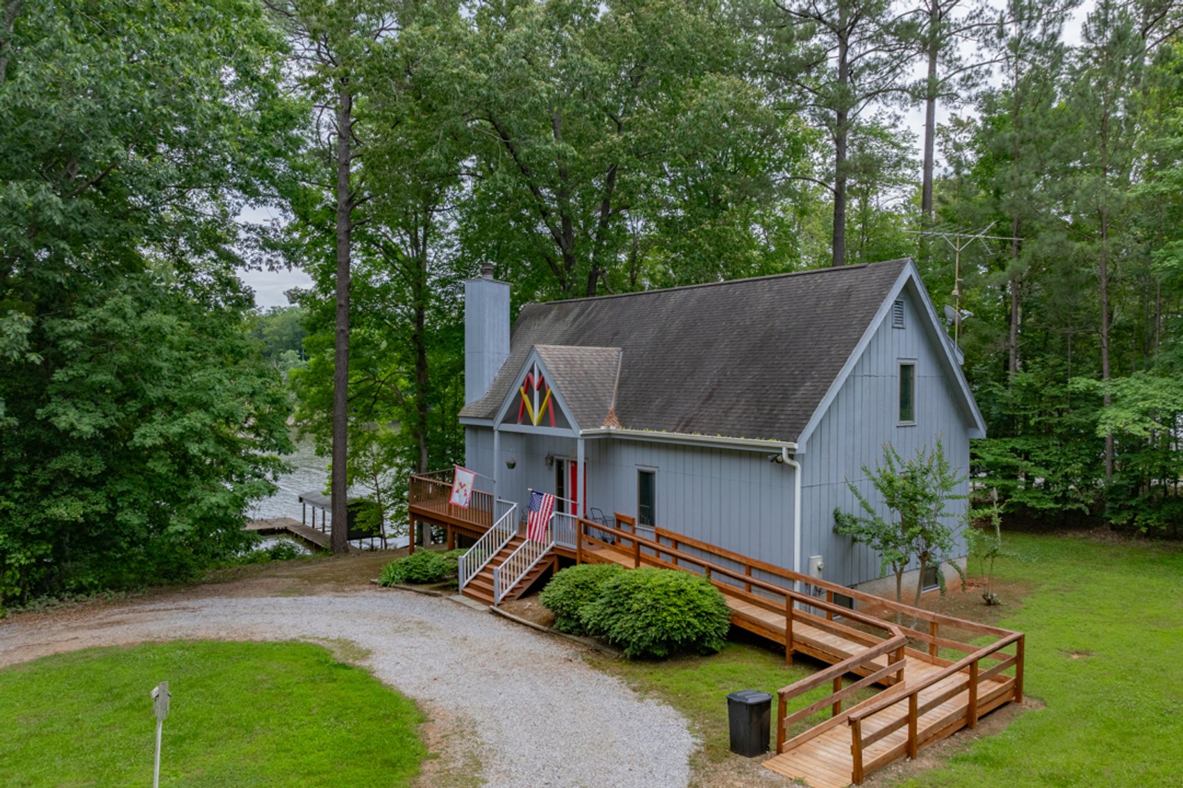 Image for 3 BR/2 BA Lake Gaston Waterfront Home w/Boat House on 1.17 +/- Acre Deep Water Lot--ONLINE ONLY BIDDING!!