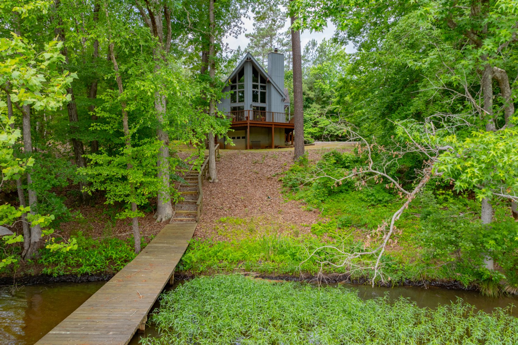 Image for 3 BR/2 BA Lake Gaston Waterfront Home w/Boat House on 1.17 +/- Acre Deep Water Lot--ONLINE ONLY BIDDING!!