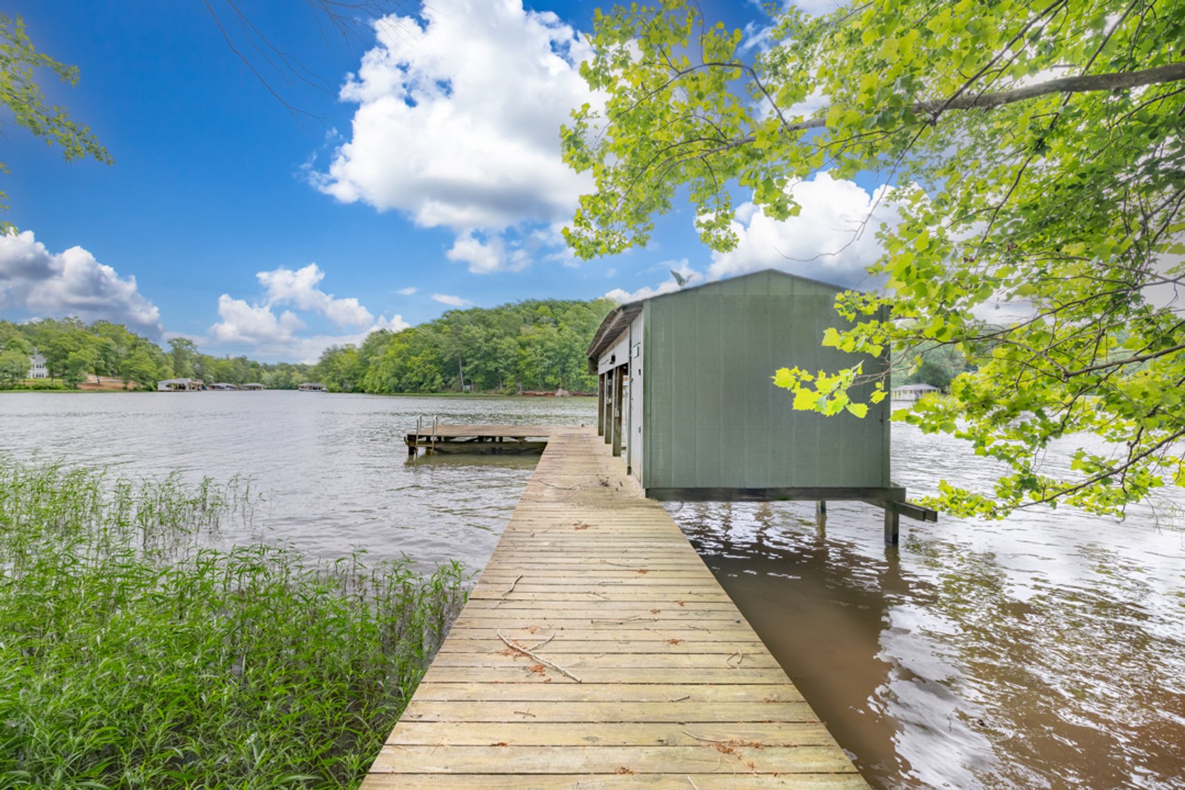 Image for 3 BR/2 BA Lake Gaston Waterfront Home w/Boat House on 1.17 +/- Acre Deep Water Lot--ONLINE ONLY BIDDING!!