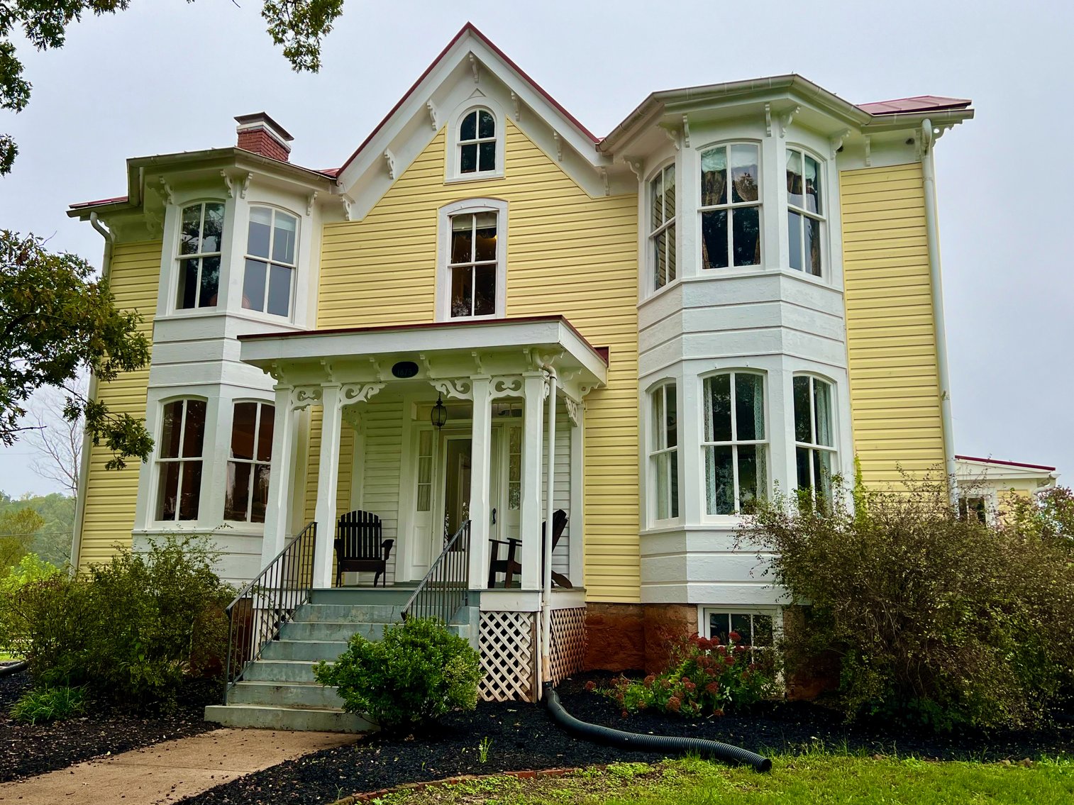 Image for 4 BR/4 BA Victorian/Queen Anne Style Farm House:  Detached Garages/Shops w/Apartment, Pond & Pool on 10.5 +/- Acres in Fauquier County, VA