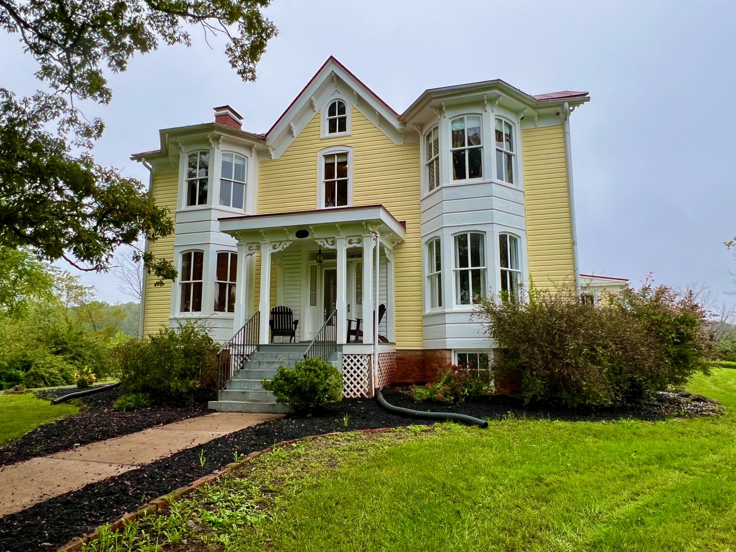 Image for 4 BR/4 BA Victorian/Queen Anne Style Farm House:  Detached Garages/Shops w/Apartment, Pond & Pool on 10.5 +/- Acres in Fauquier County, VA