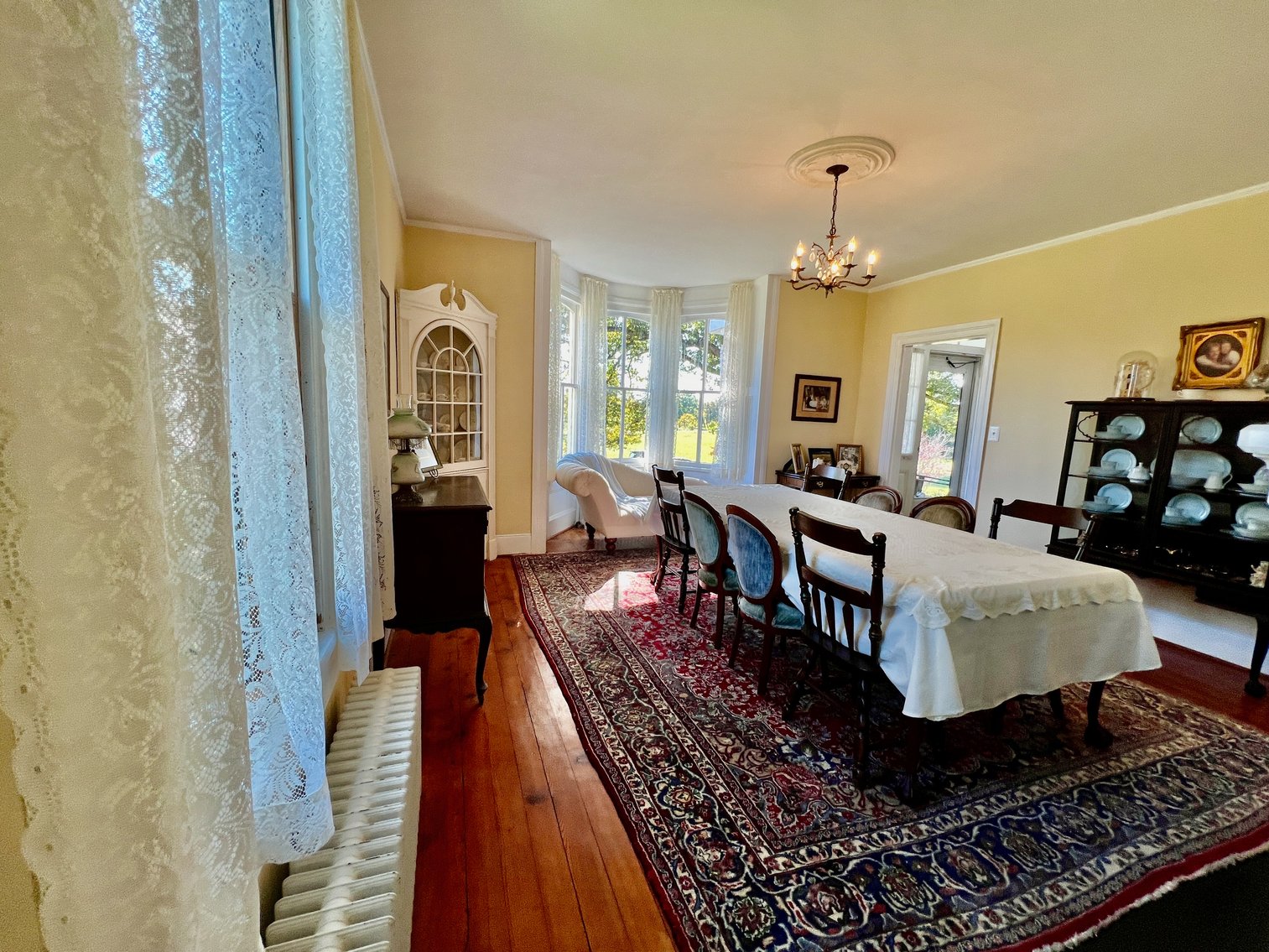 Image for 4 BR/4 BA Victorian/Queen Anne Style Farm House:  Detached Garages/Shops w/Apartment, Pond & Pool on 10.5 +/- Acres in Fauquier County, VA
