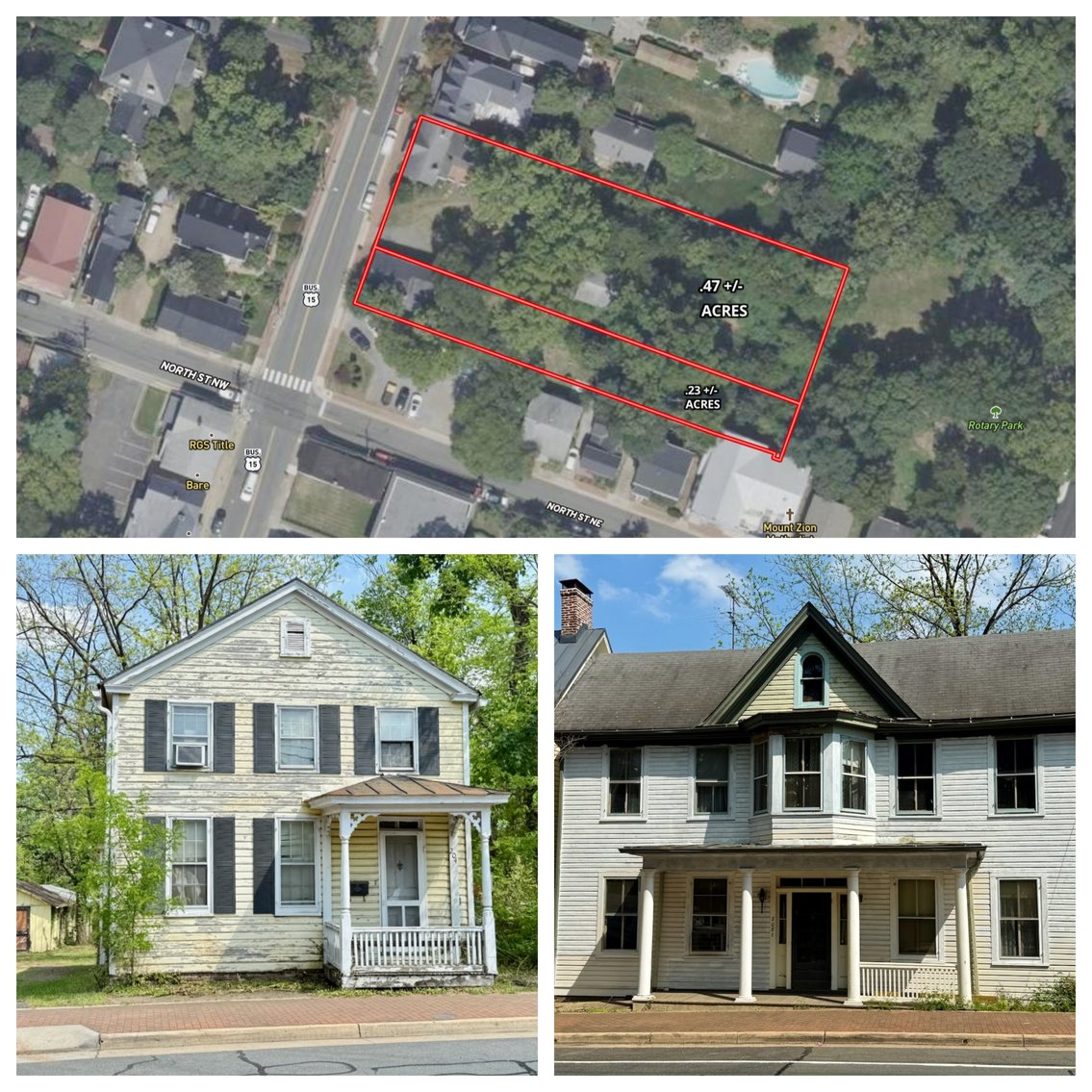 Image for 3 BR/1 BA Home & 3 BR/2 BA Home on .70 +/- Acre North King St. Double Lot in Historic Downtown Leesburg, VA--SELLING to the HIGHEST BIDDER!!