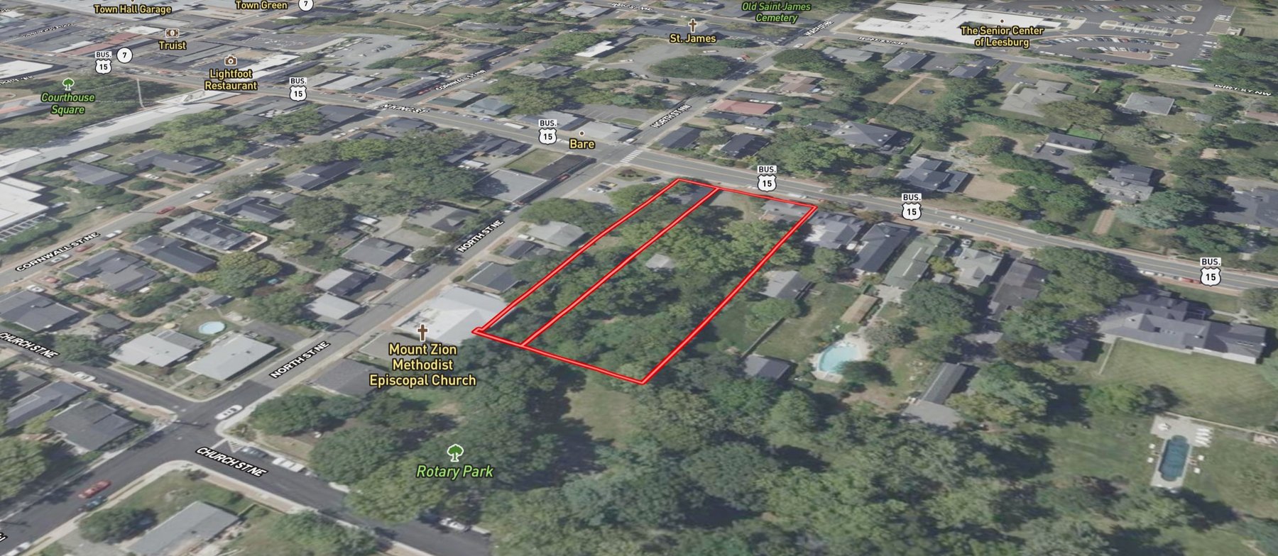 Image for 3 BR/1 BA Home & 3 BR/2 BA Home on .70 +/- Acre North King St. Double Lot in Historic Downtown Leesburg, VA--SELLING to the HIGHEST BIDDER!!