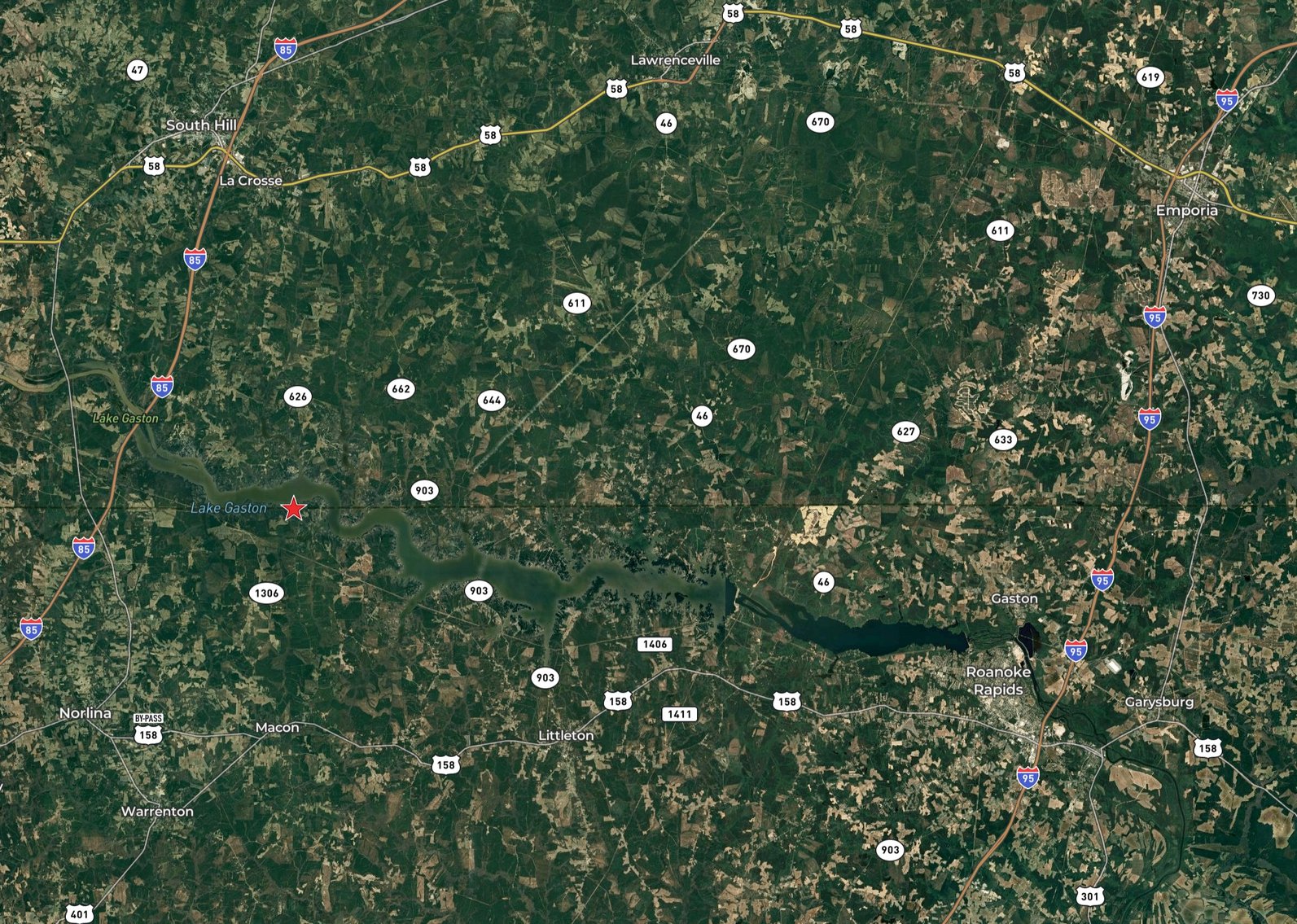 Image for 3 BR/2.5 BA Brick Home on Lake Gaston w/Dock--ONLINE ONLY BIDDING!!