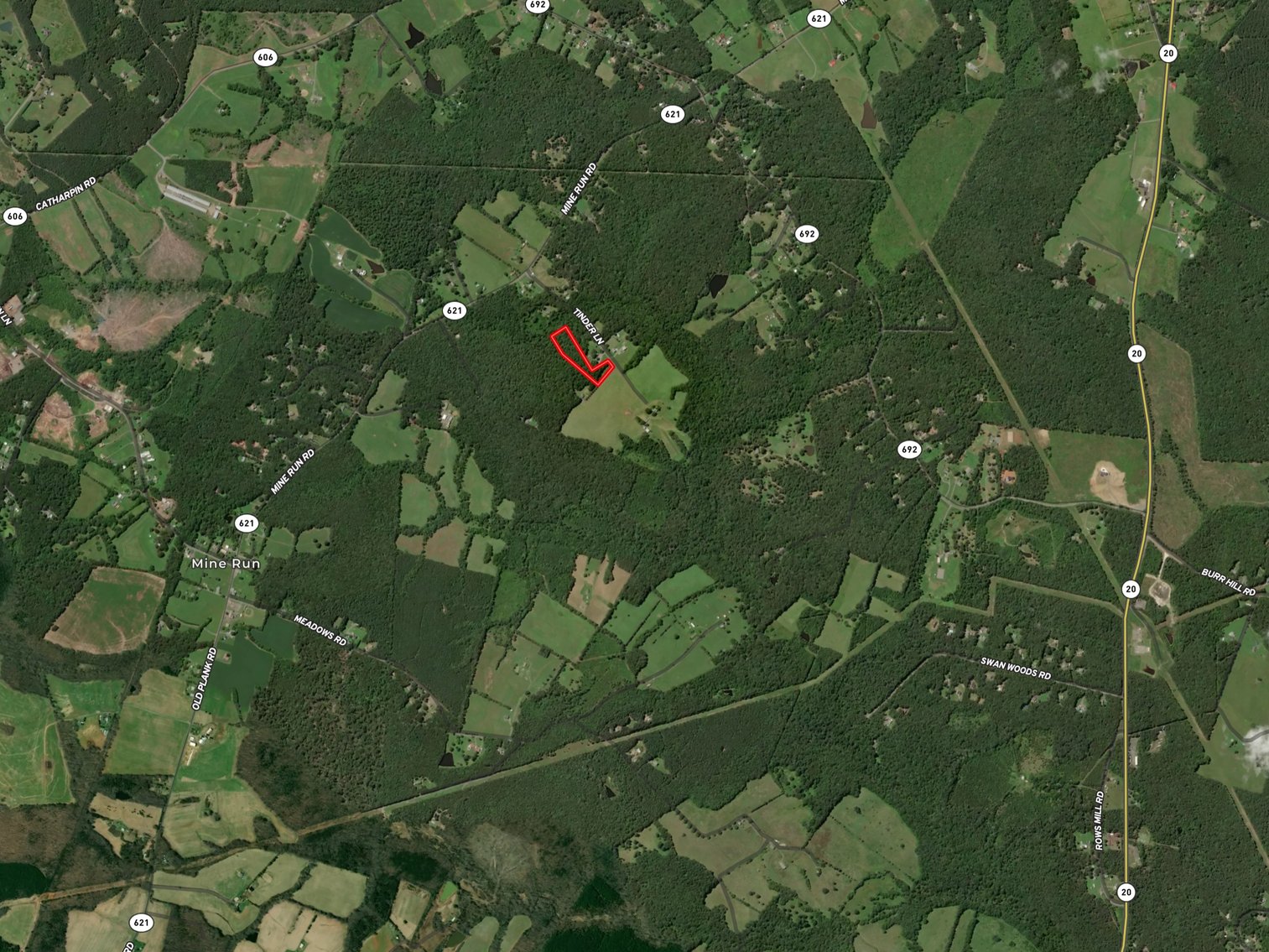 Image for 5.2 +/- Acre Mostly Wooded Building/Estate Lot in Orange County, VA--SELLING to the HIGHEST BIDDER via ONLINE ONLY BIDDING!!